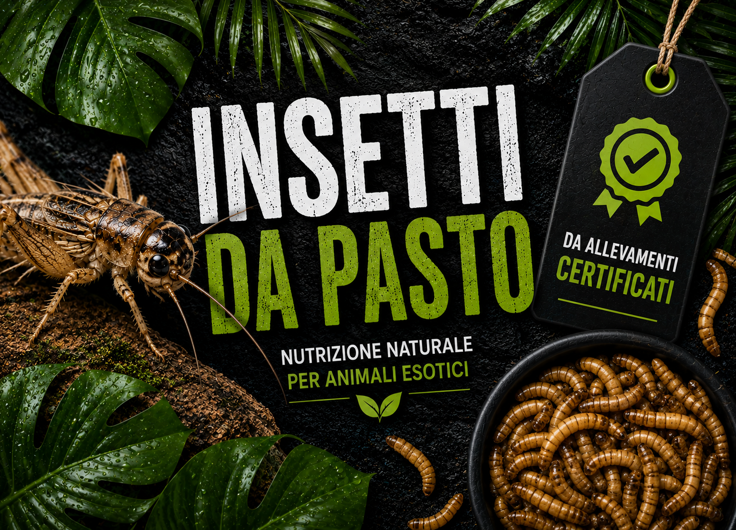 Insetti da pasto